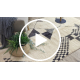 Alfombra BERBER MR1801 Beni Mrirt tejida a mano desde Marruecos, Boho - beige / gris
